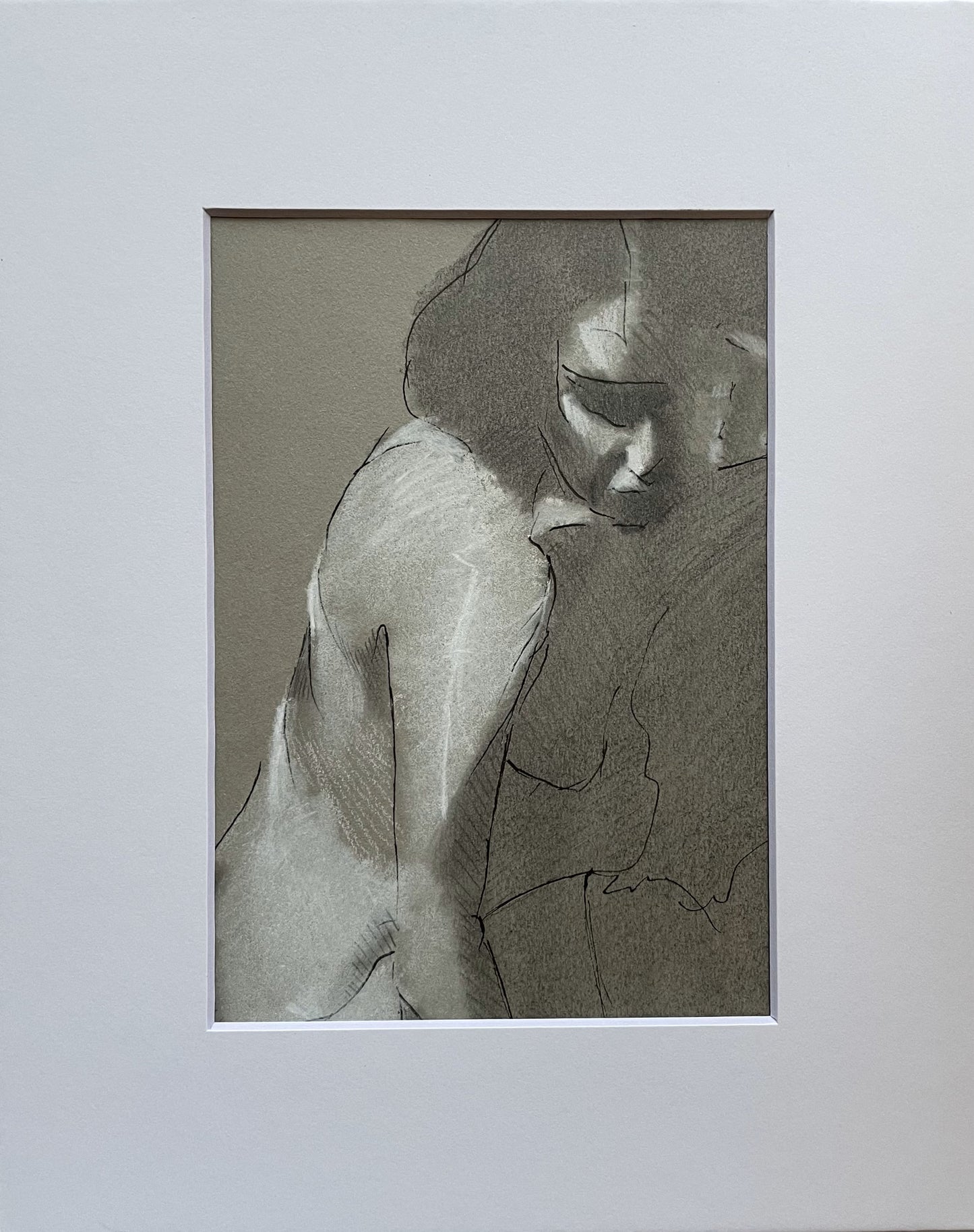 Silence #2 (8x10 inch mat)