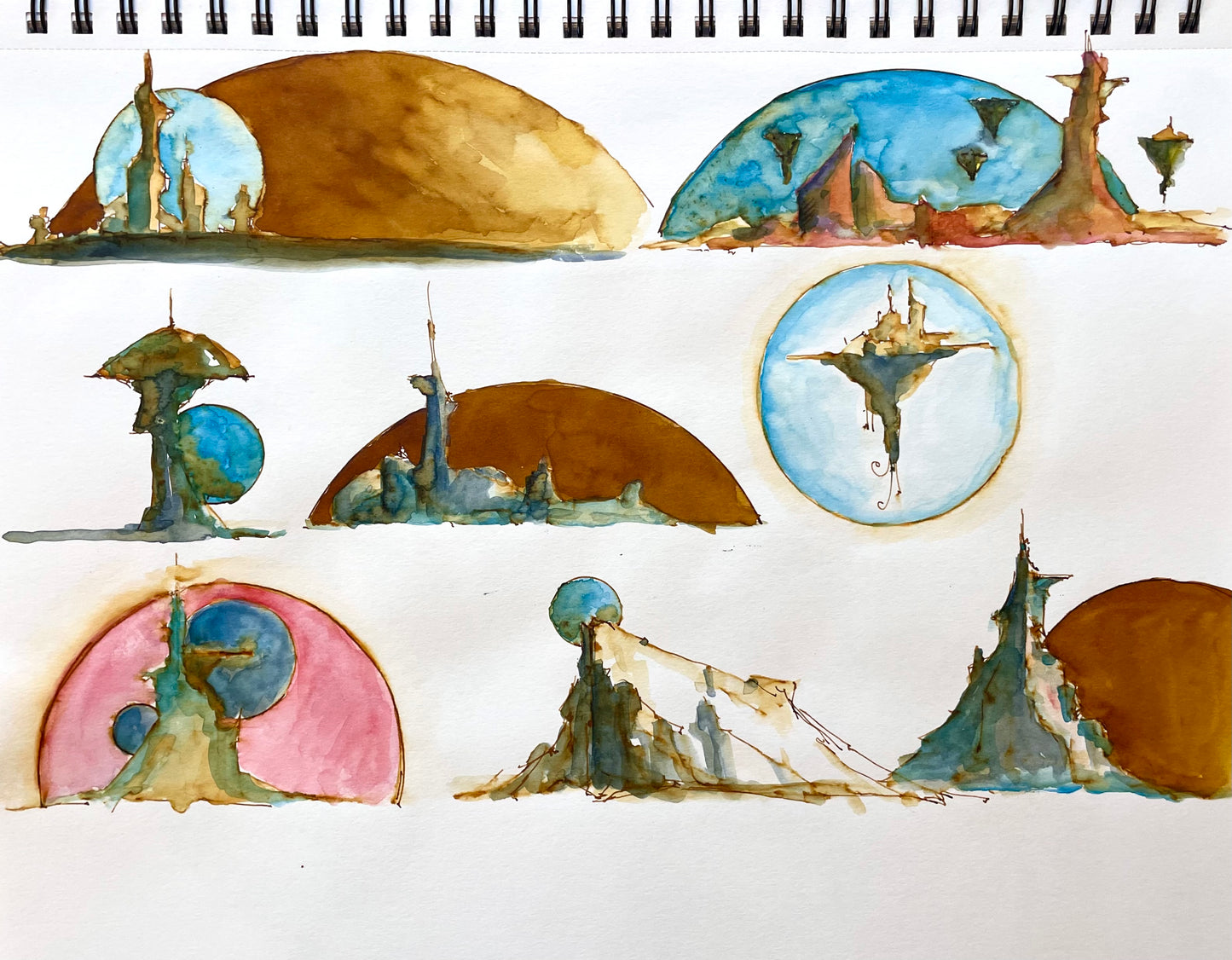 Sketchbook Page (11x14)